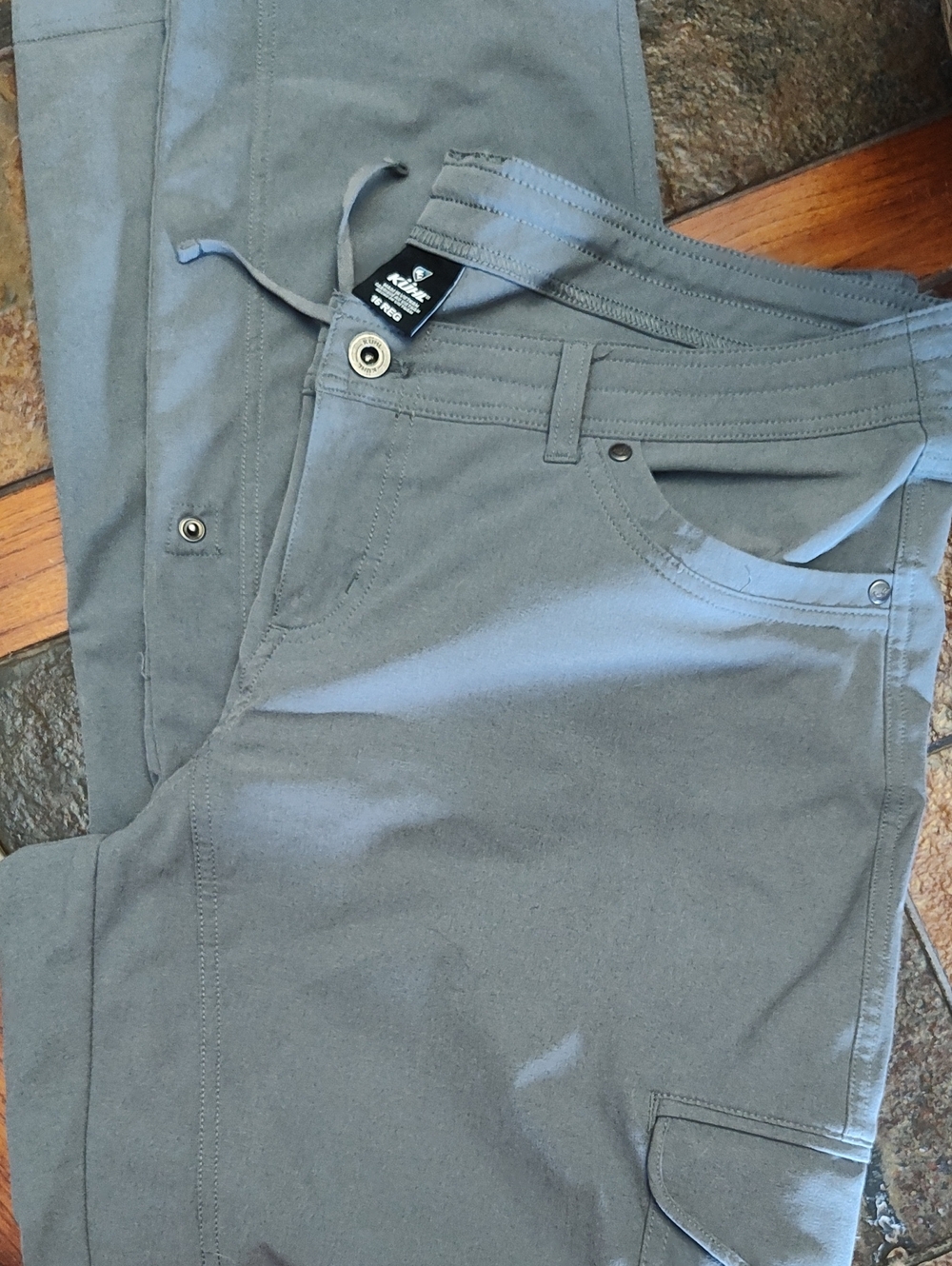 Women's Gray Kuhl Stretch Hiking Pants 16